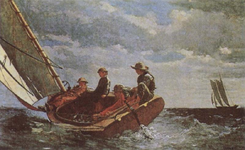 Winslow Homer Breezing Up